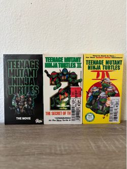 Teenage Mutant Ninja Turtles VHS 1-3 Sealed