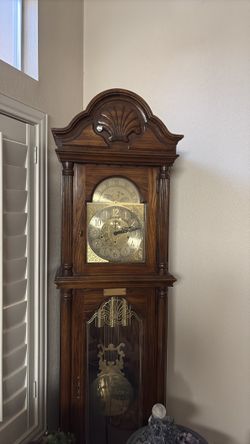 Antique grandfather clock