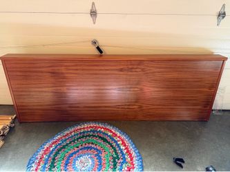 King size wood bed frame