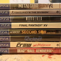 PS4 Games (Prices In Description)