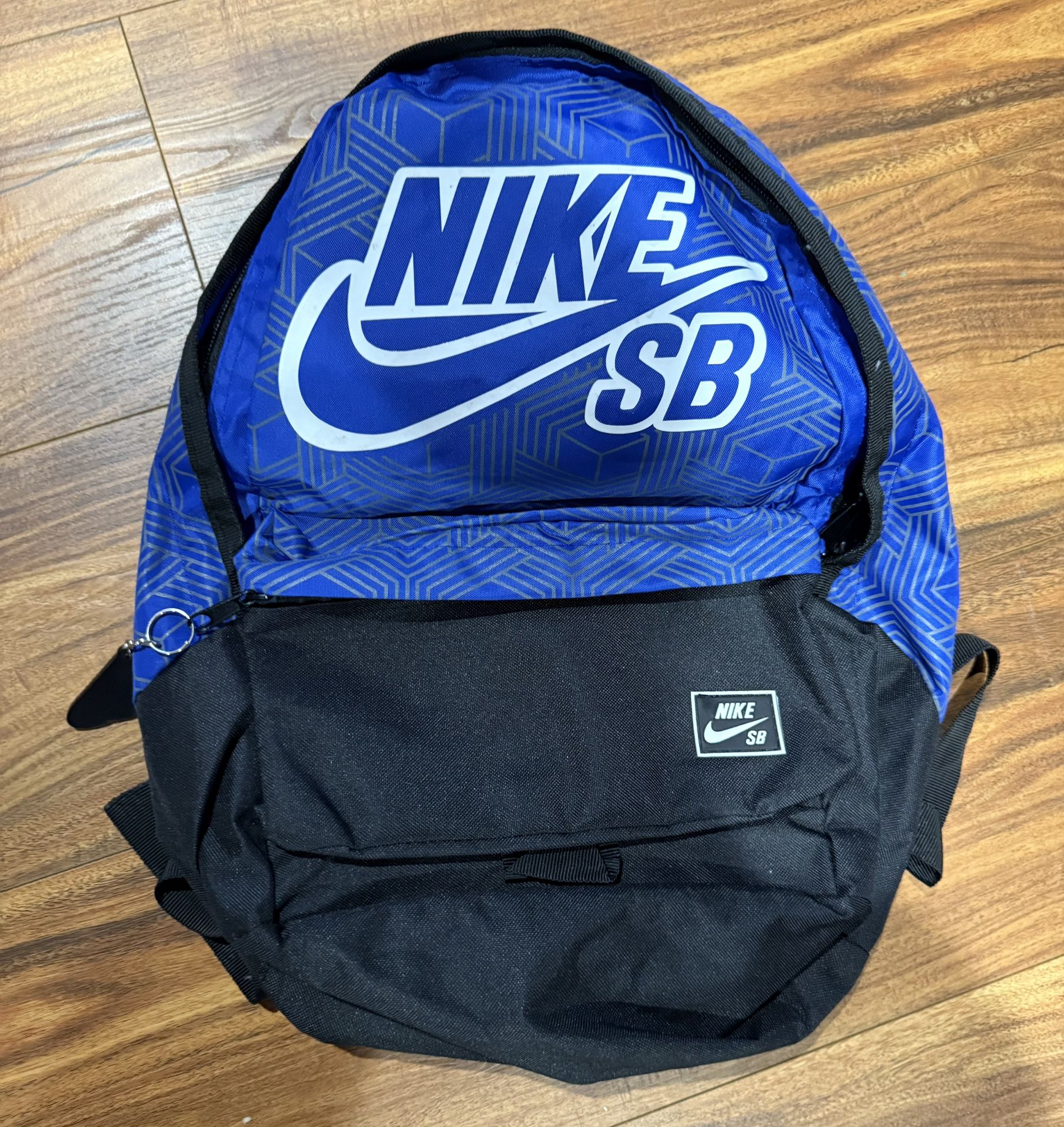 Nike Sb Blue School Organizer Packing Laptop Pencils Pens