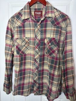 Wrangler Western long sleeve plaid