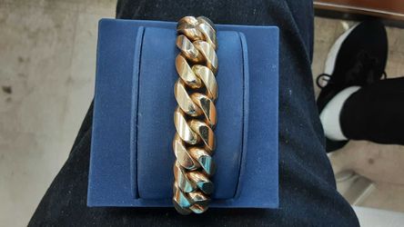 Yellow Gold 10k (.417) 160 grams 8 inch