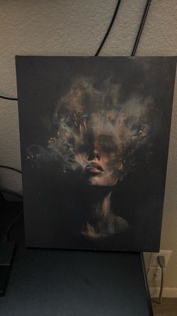 Dark Surreal Portrait Canvas Wall Art