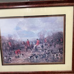 Painting With Wood Frame