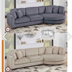 Sectional sofa 2 piece set XL FREE DELIVERY