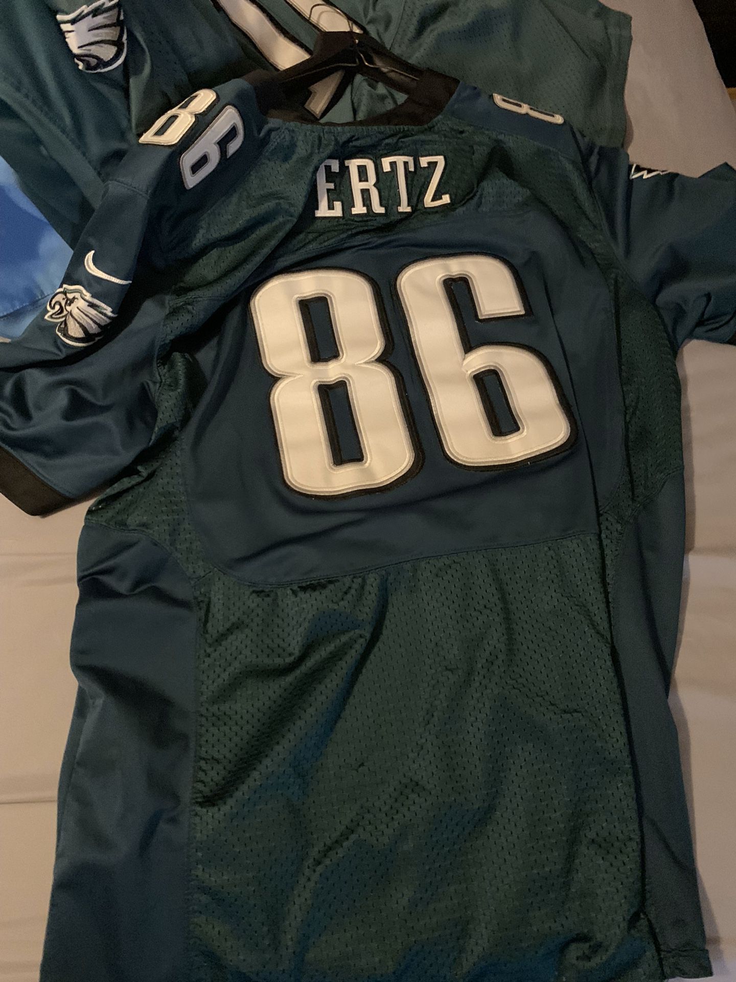Zach Ertz Stitched Jersey with Super Bowl Patch