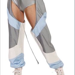 Reflector Bottomless Rave Chap Pants For Music Festivals