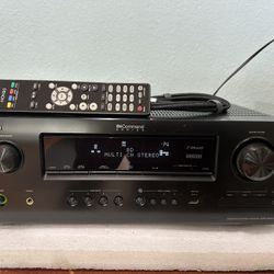 DENON AVR-3312 7.2-Channel Integrated Network AV Receiver HDMI With Remote And HDMI cable 