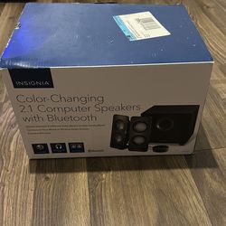 Computer speakers Bluetooth with color changing lights