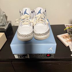 UNC Jordan 3 Retro- Size 12