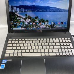 i5 …i5.ASUS NOTEBOOK  Looks  LIKE  NEW…130. GB  SSD…..8.0-RAM .FASTER  and  READY FOR CLASSES  ON LINE OR WORK FROM HOME (ZOOM) Comes With Warranty ….