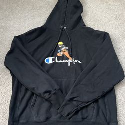Champion hoodie w/ Naruto Uzumaki.