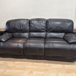 Brown Power Reclining Couch