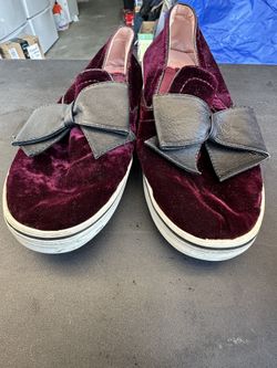 Kate Spade bow Tie Slip Ons