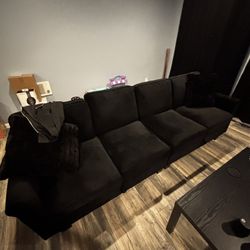 Black Sectional Couch