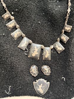 Siam Silver necklace set
