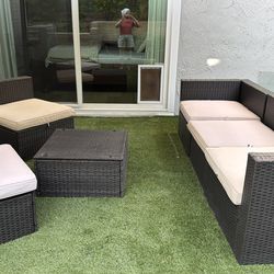 Six seater outdoor patio furniture