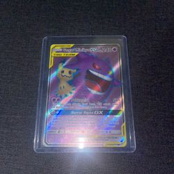Pokemon Cards Gengar & Mimikyu GX (Full Art)  Near Mint Condition