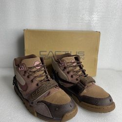 Nike Air Trainer 1 / CJ x Travis Scott LT Chocolate/Rust Pink DR7515-200 M Size 8