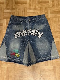 ROMWE MEN Fashion Denim Shorts