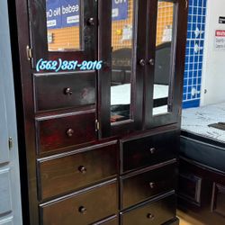 Cherry XL WARDROBE dresser Ropero Nuevo Drawer 