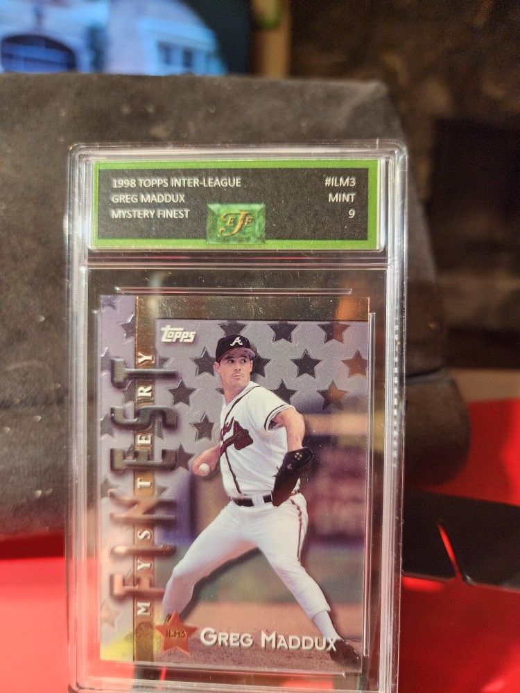 1998 Topps Mystery Finest #ILM3 Greg Maddux HOF EJE MINT 9