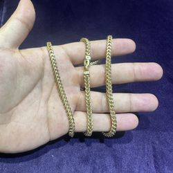 14kt Gold Franco Chain 