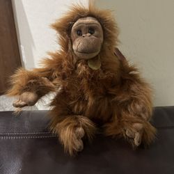 Realistic Stuffed Baby Orangutan 11 Inch Miyoni Plush by Aurora