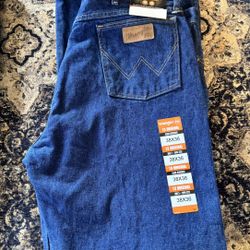 Brand New Mens Wrangler 13 Original FR Pants Size 38x36