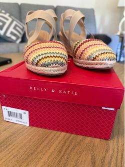 Kelly & Katie Espadrille Wedge Sandal