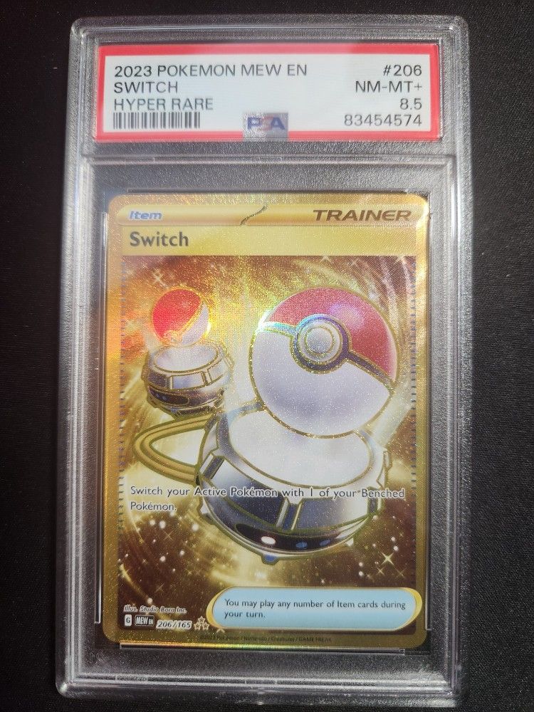 Pokemon Switch Hyper rare PSA 8.5 #206
