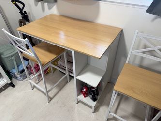 Dining room table with chairs