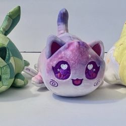 Aphmau MeeMeows Celestial Collection Cat Plush 3pcs are small, multicolored cat plush