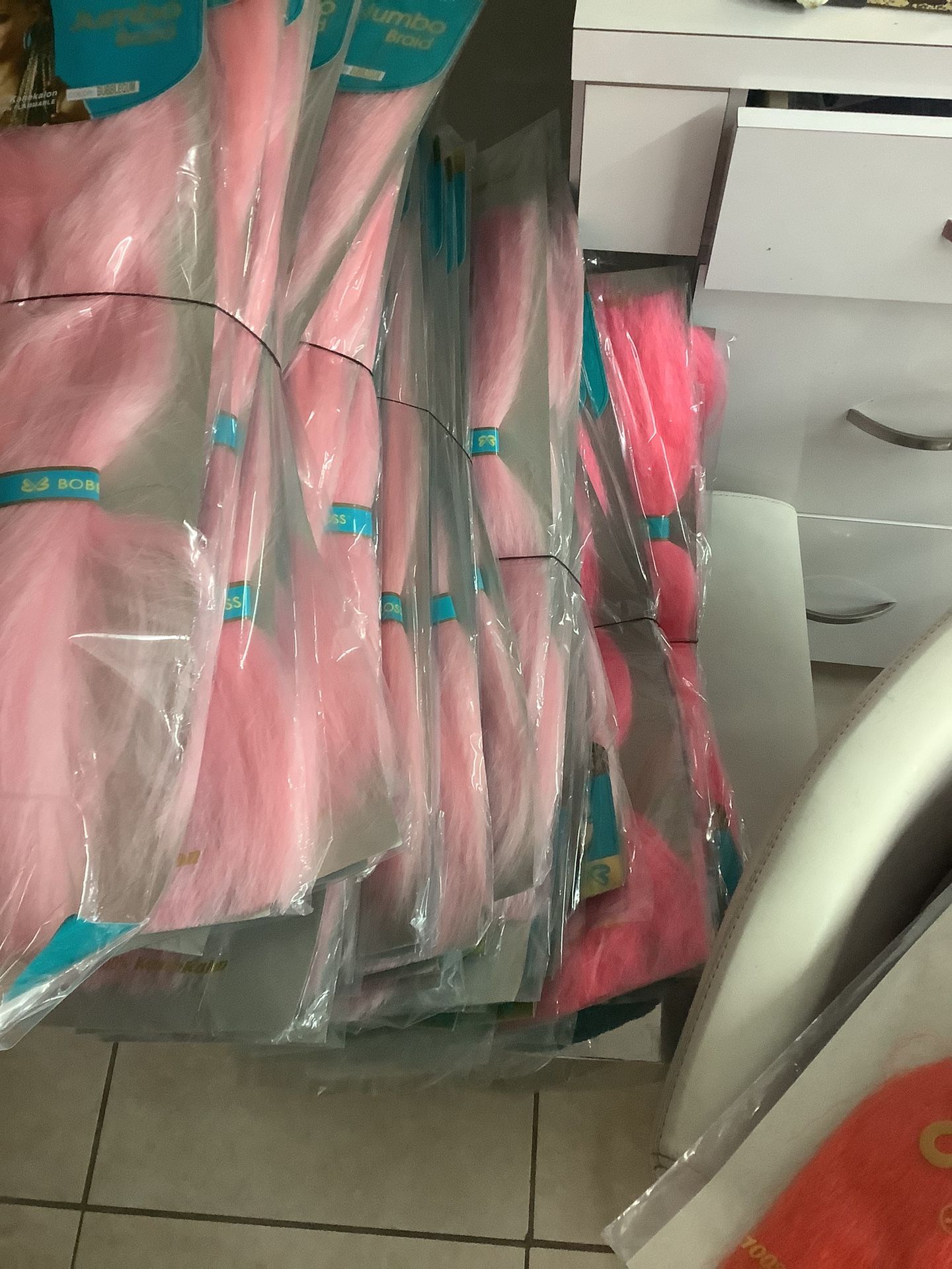 Braiding Hair Each $2 or 3 for $5 Pink, Green Red