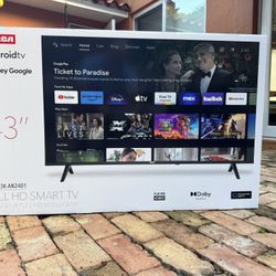 Brand New RCA 43 Smart Android TV Frameless LED HDR10