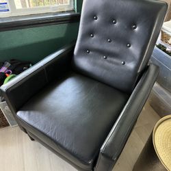 Faux Leather Manual Recliner