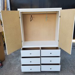 New White Large Wardrobe Storage Closet Cabinet With 6 Large Drawers Available In Other Colors Come Visit Our Store In Paramount 
