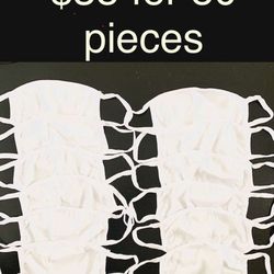 White Face Mask 50 Pieces