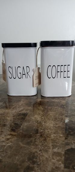 Contenedores. Par Acafe Y Azucar Son Metalicos