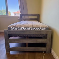 Twin Bed With Mattress 