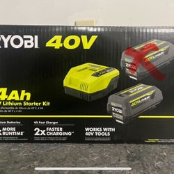 Ryobi 40V 4Ah (1 Battery + Charger)