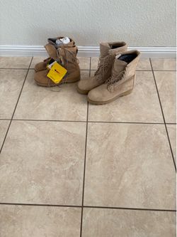 Two military army boots 11 regular