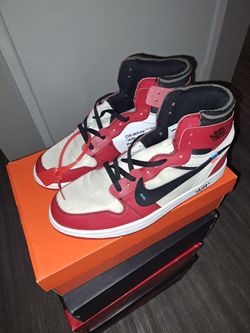 Air Jordan 1 Off White Chicagos Retro High Top