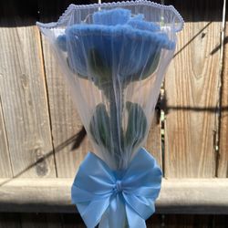 Single Rose Pipe Cleaners 