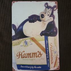 Hamms Bear Sign