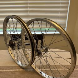 femco oldschool 20inch bmx wheels