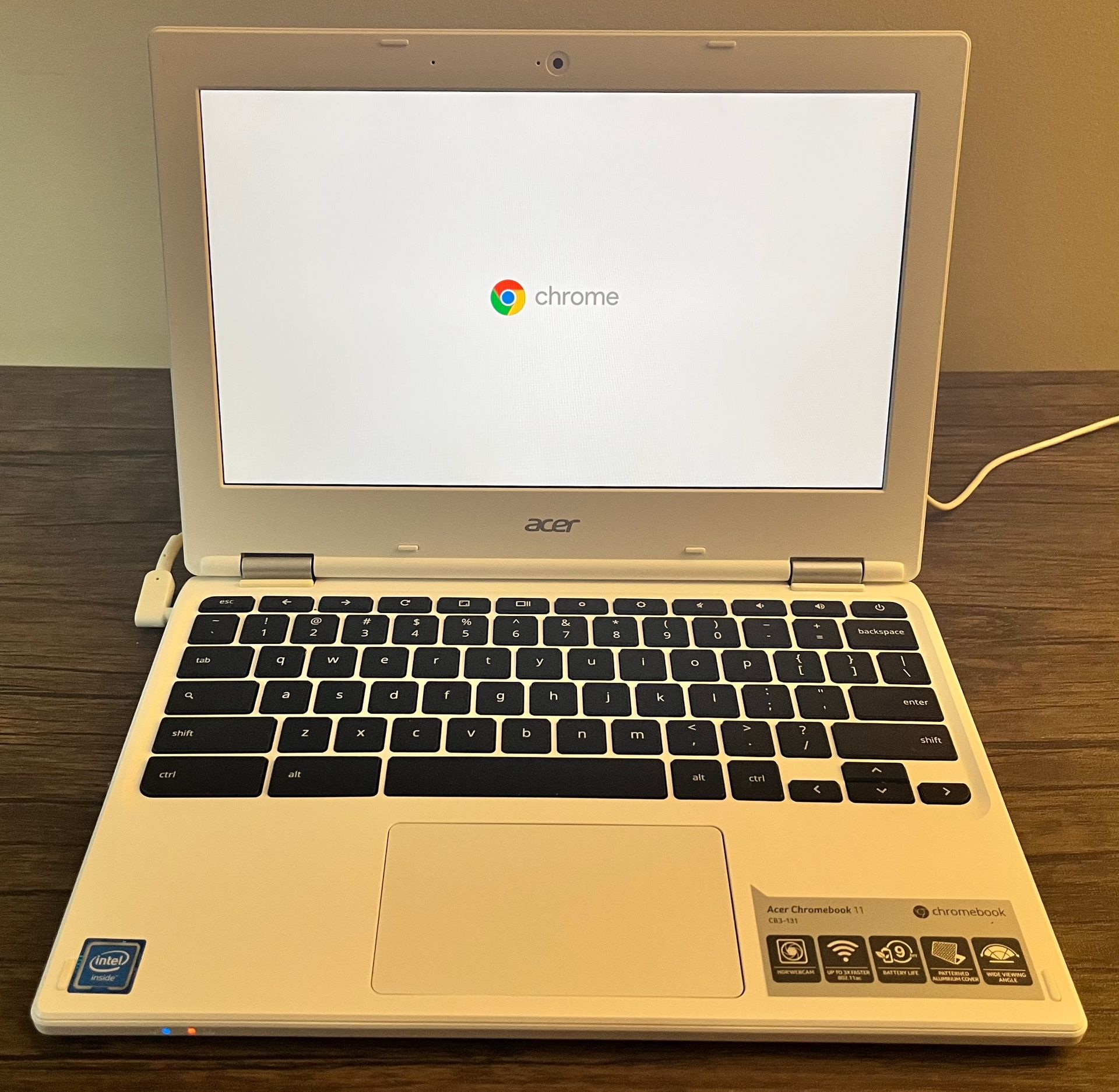 Acer Chromebook 11 CB3-131-C8GZ. 11.6” HD, Intel Celeron, 16GB SSD, 4GB Ram ***READ***