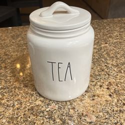 Rae Dunn Tea Canister
