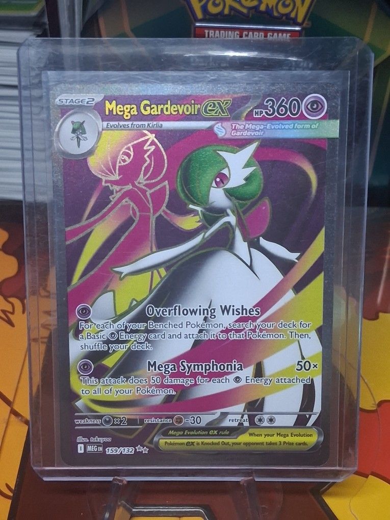 Pokemon Mega Gardevior EX Full Art Card 159/132 Mega Evolution Series